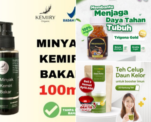 ANEKA HERBAL cover photo collage