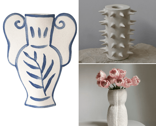 Unique vases inspo | handmade cover photo collage