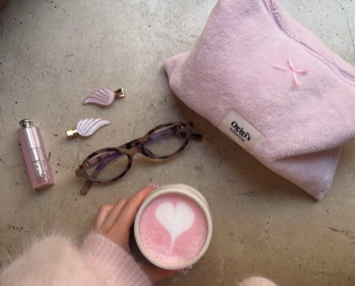 Pink Valentine's Day 💕 cover photo collage