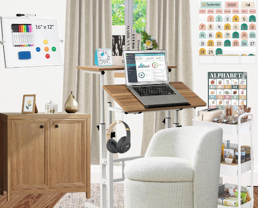 Homeschool Room cover photo collage
