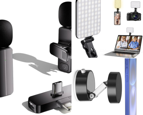 Content creator must haves cover photo collage