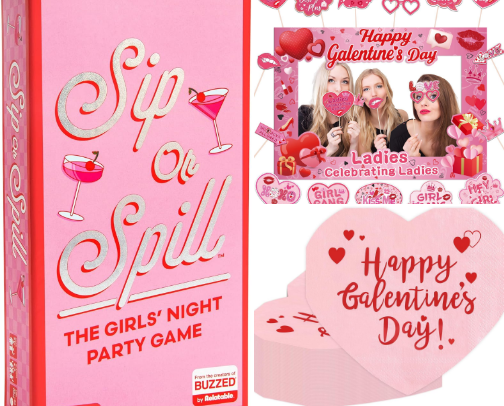 Galentine's Day Party Made Easy cover photo collage