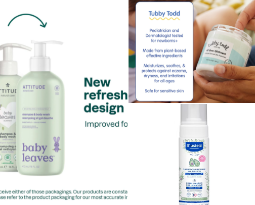 Gentle Care: Baby’s Bath & Skincare Must-Haves 💗 cover photo collage