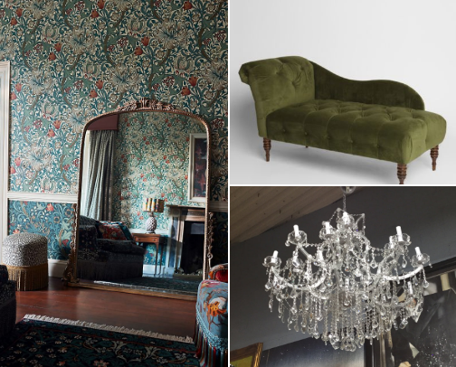 Rococo Revival Home Decor: Luxe & Maximalist cover photo collage