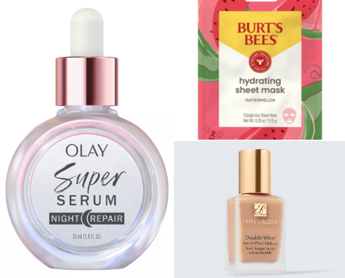 Target must have beauty/skin care products cover photo collage