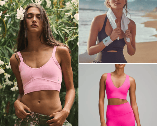 activewear cover photo collage