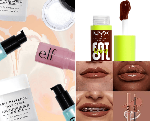Favorite make up products cover photo collage