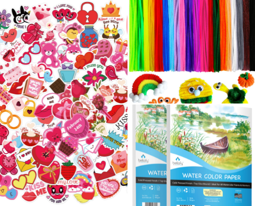 Valentines Day Crafts cover photo collage