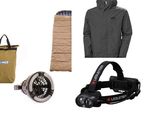 Levelling up your camping experience cover photo collage