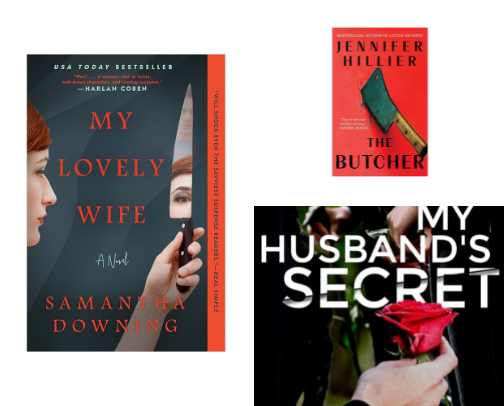 Books-Thrillers cover photo collage