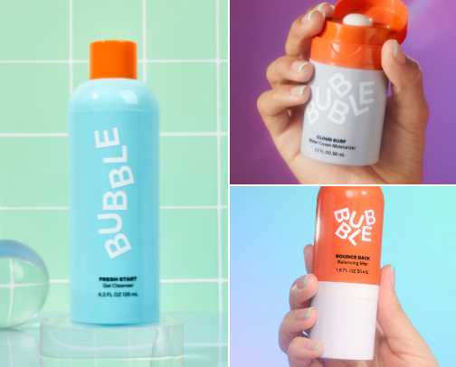 Skincare products that helped my combination skin cover photo collage