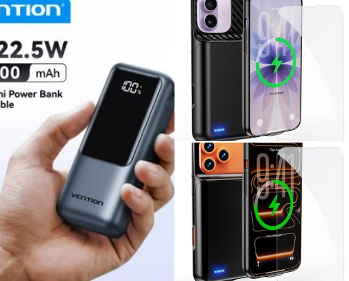 Power Banks & Charging Accessories cover photo collage