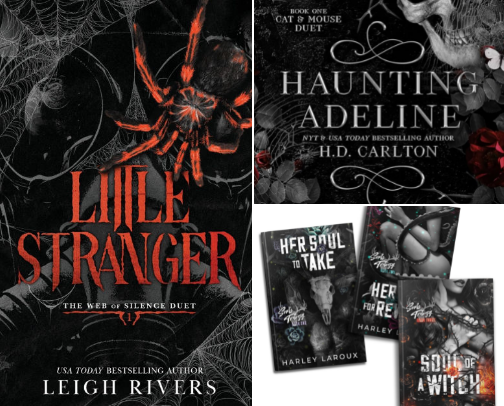 My favorite dark romance book recs! Taboo Reads cover photo collage