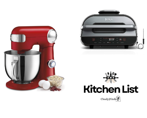 Kitchen items perfect for home cookers cover photo collage