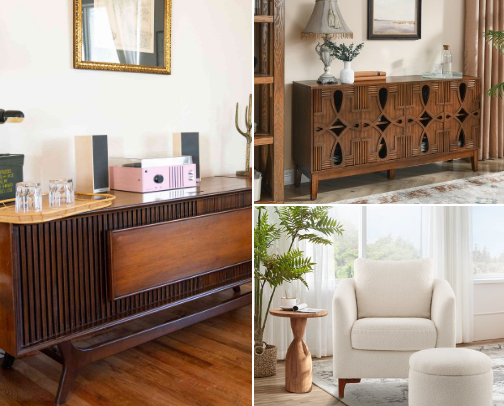 Mid-century Chic Furniture cover photo collage