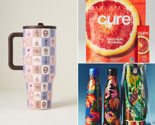 Water Bottles & Hydration Supplements ✨ cover photo collage