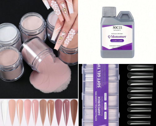 For the Beginner nail techs on a budget 💅✨ cover photo collage