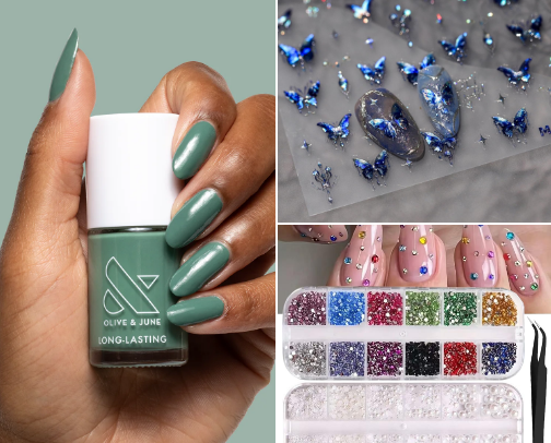 At-home manicure and nail care - favorite products! 💅 cover photo collage