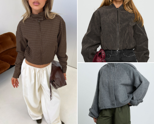 Fall jackets cover photo collage