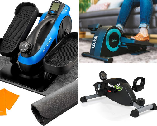 Under-Desk Movement Tools to Keep You Awake at Your Screen cover photo collage