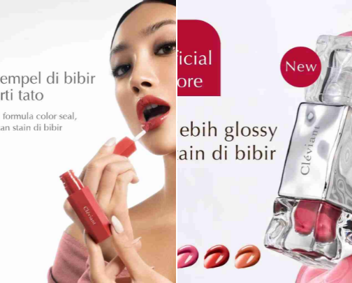 Lip matte cover photo collage