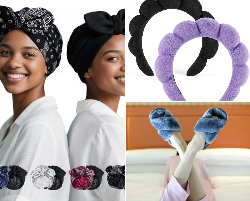 Glow & Gather: Self-Care Party Favorites cover photo collage