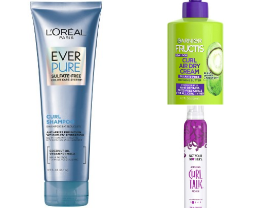 Best hair products for curly hair that gives definition and volumen that dont dry out it cover photo collage
