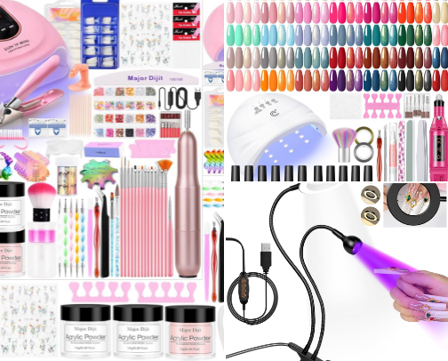 Everything You Need As a DIY Nails At Home Girly cover photo collage