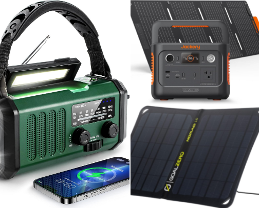Power Outage Blackout Kit: 20 Essentials for When the Grid Goes Down cover photo collage