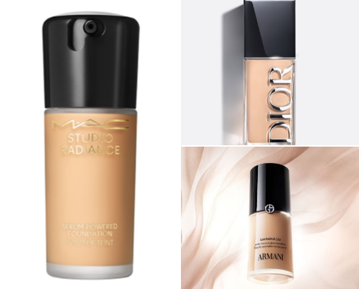 Dry skin foundation cover photo collage