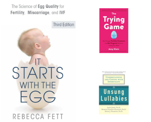 🌿 Infertility & TTC Books That Helped Me Feel Less Alone cover photo collage