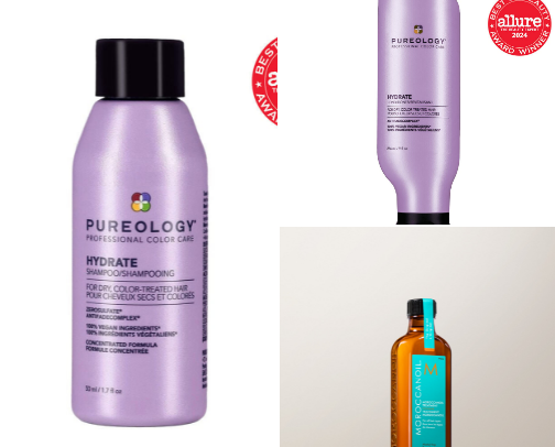 Healthy hair essentials cover photo collage