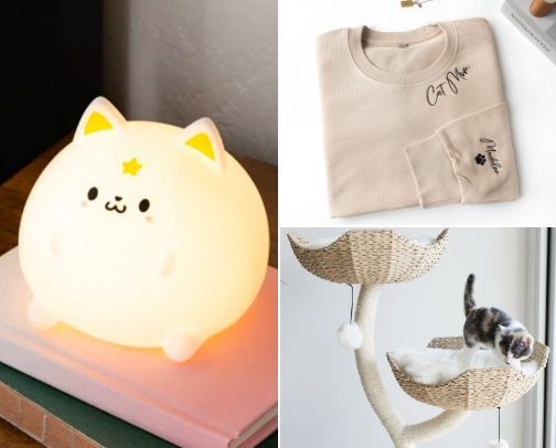 Best Cat Gifts & Must-Haves for Cat Owners (Affordable & Cute)🐱❤️ cover photo collage