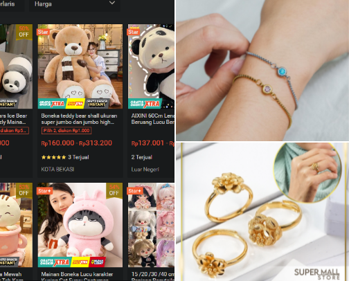 Jewelry cover photo collage
