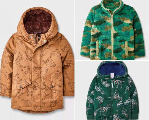 The warmest & cutest toddler jackets 🍂 cover photo collage