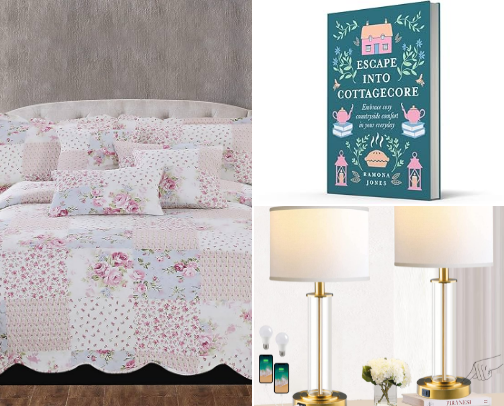 English Country Bedroom Essentials cover photo collage
