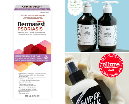 Hair Products for Dry Scalp/Hair cover photo collage
