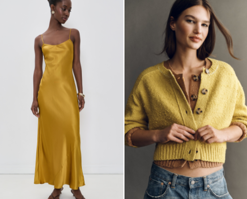 Fall Color Trends - Shades of Yellow cover photo collage