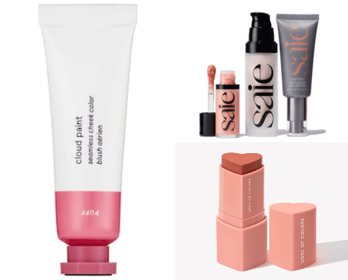 pink/nude blush cover photo collage