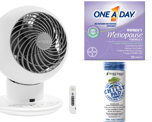 Is It Hot… or Is It Menopause? ...Menopause Relief & Must-Haves cover photo collage