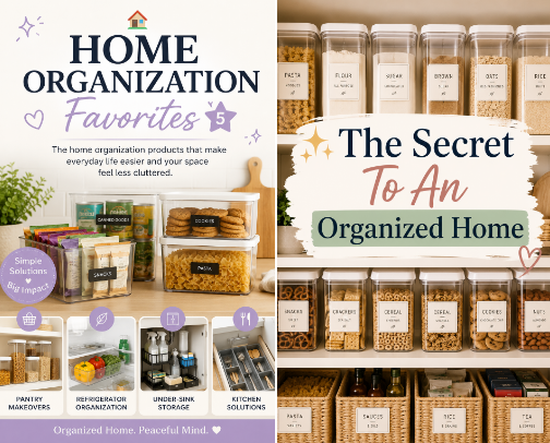 Home Organization Products That Actually Work cover photo collage