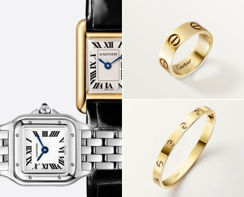 Cartier cover photo collage