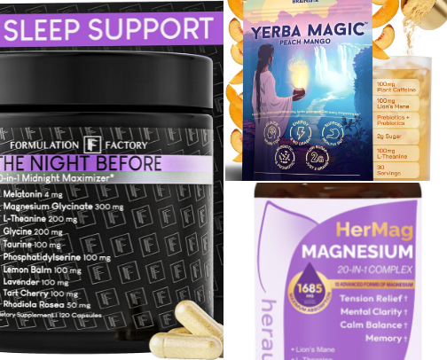 Perimenopause supplements that actually work for energy, mood, and weight cover photo collage