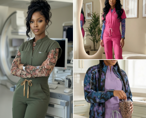 Healthcare Baddie Uniform cover photo collage