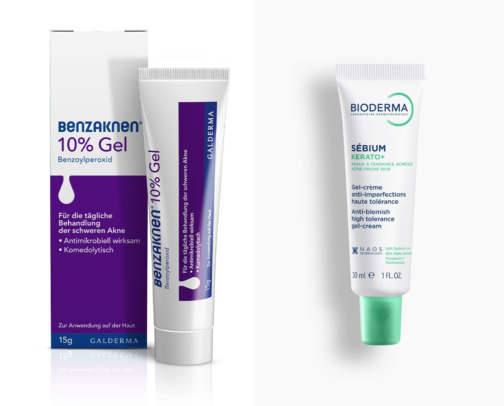My morning and night skin care routine as a PCOS girl cover photo collage