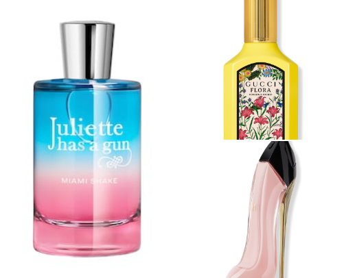 Perfume for spring/summer cover photo collage