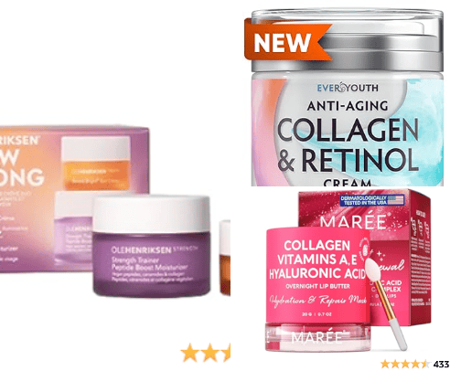 Skincare cover photo collage
