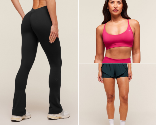 gym fits cover photo collage