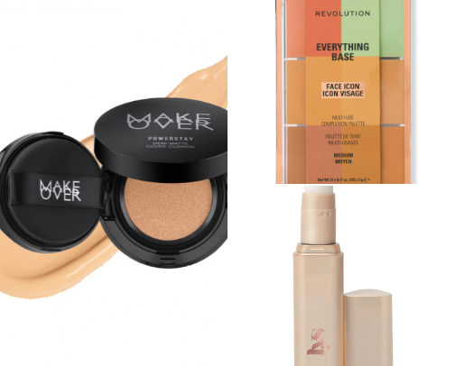 what's in my make-up bag cover photo collage
