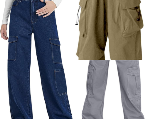 Trendy Cargo Pants for Women | Casual Streetwear Style cover photo collage